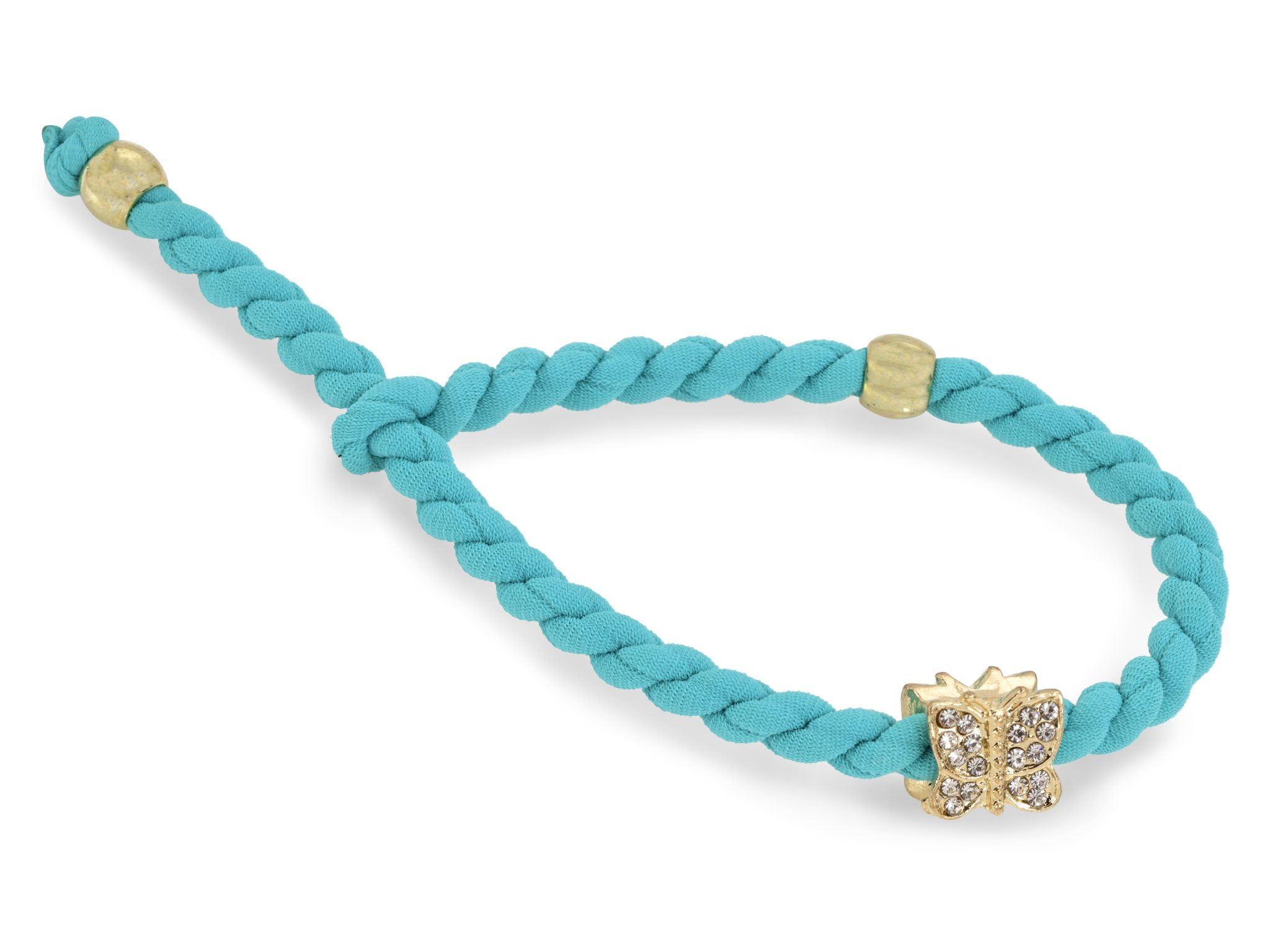 Zaggies Classic Gold: Butterfly Turquoise Brillant