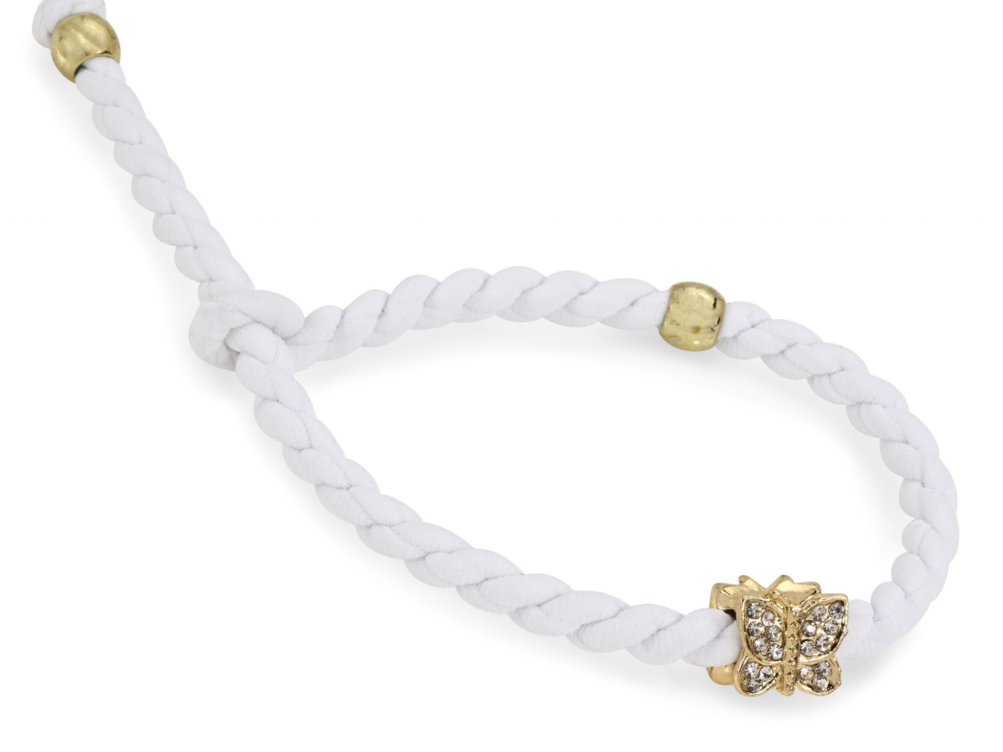 Zaggies Classic Gold: Butterfly White